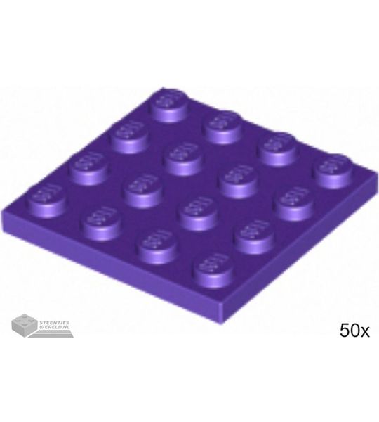 LEGO 3031 Donkerpaars 50 stuks