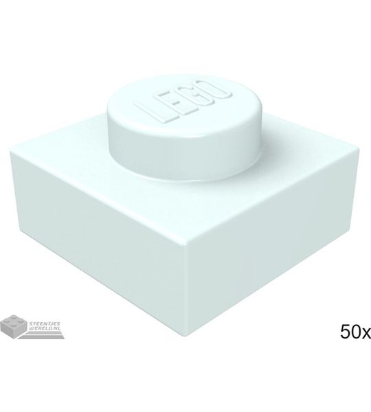 LEGO 3024 Licht aqua 50 stuks