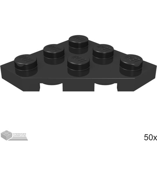 LEGO 2450 Zwart 50 stuks