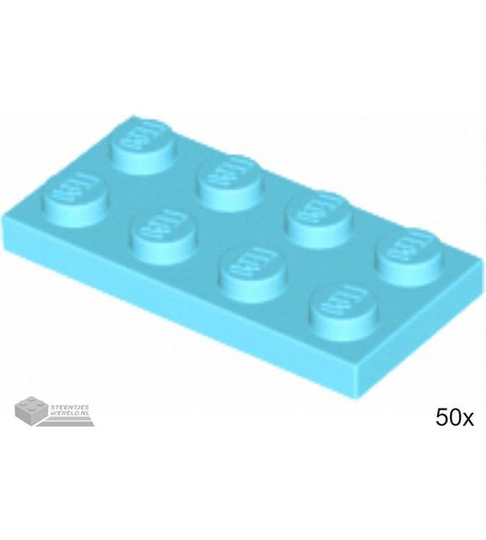 LEGO 3020 Medium azuur 50 stuks