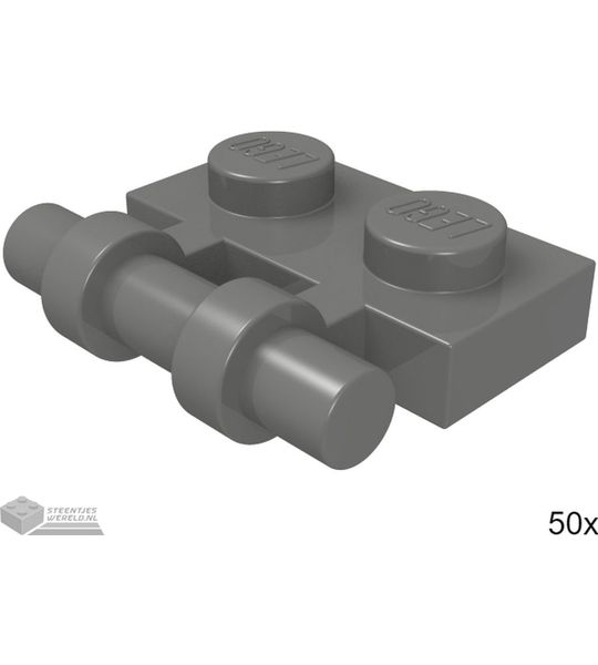 LEGO 2540 Donkergrijs 50 stuks