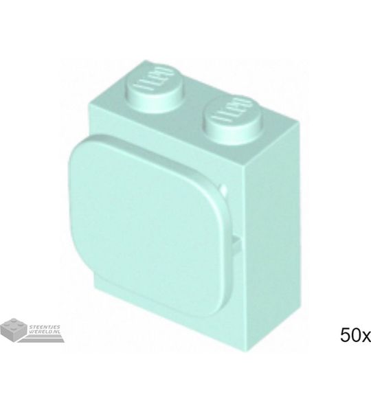 LEGO 37452 Licht aqua 50 stuks