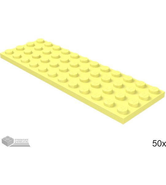 LEGO 3029 Fel lichtgeel 50 stuks