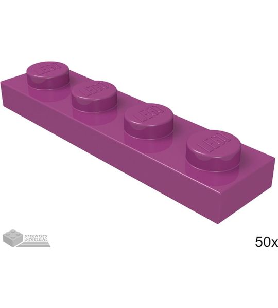 LEGO 3710 Magenta 50 stuks