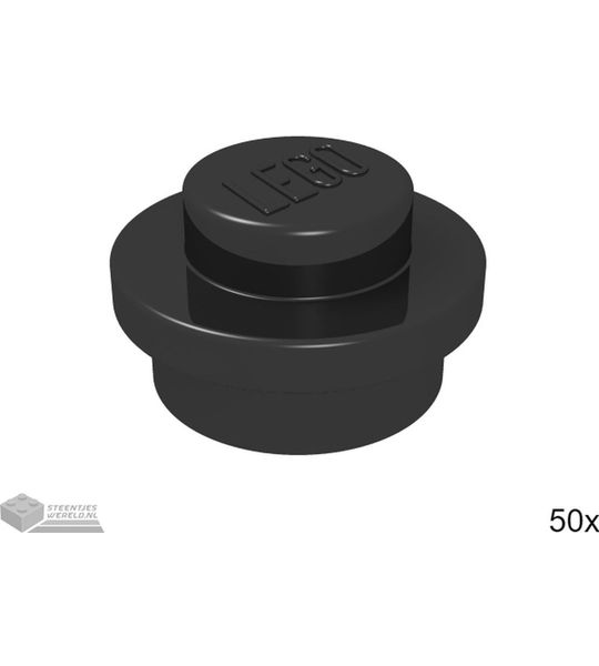 LEGO 4073 Zwart 50 stuks