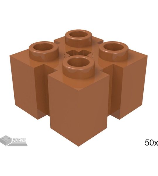 LEGO 90258 Donker oranje 50 stuks