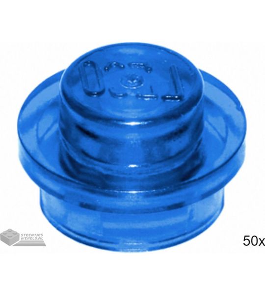 LEGO 4073 Doorzichtig donkerblauw 50 stuks