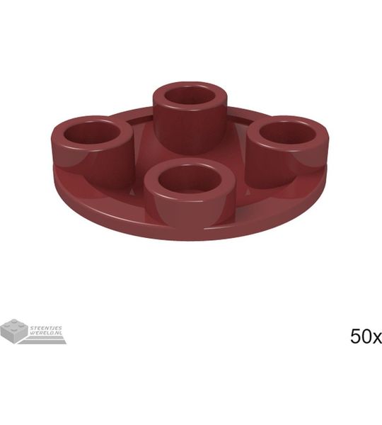 LEGO 2654 Donkerrood 50 stuks