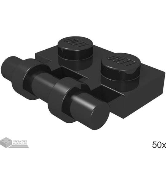LEGO 2540 Zwart 50 stuks