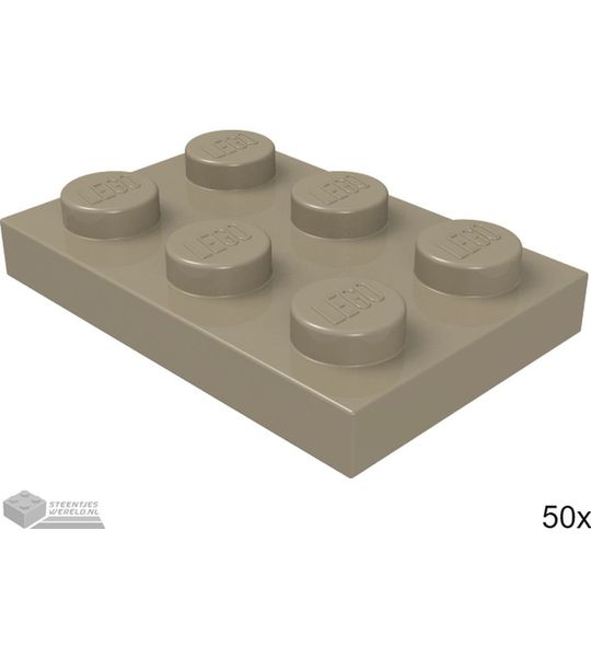 LEGO 3021 Donker tan 50 stuks