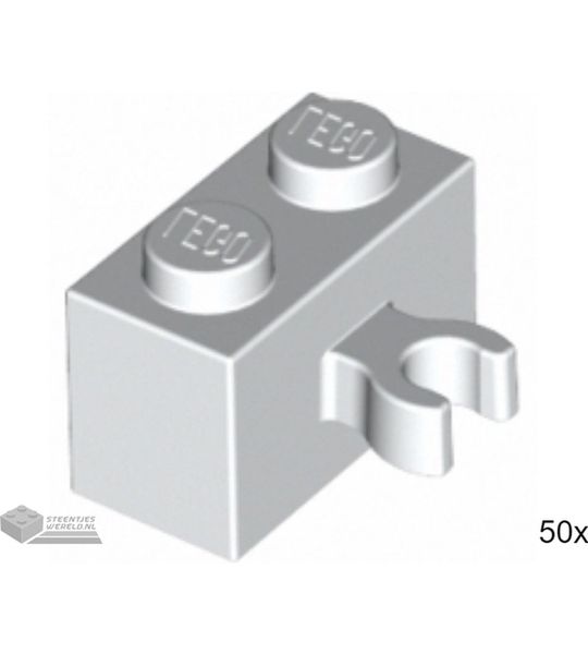 LEGO 30237b Wit 50 stuks