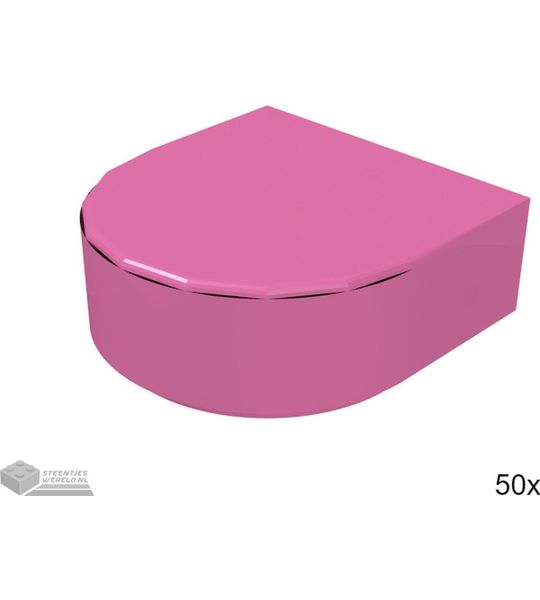 LEGO 24246 Donkerroze 50 stuks