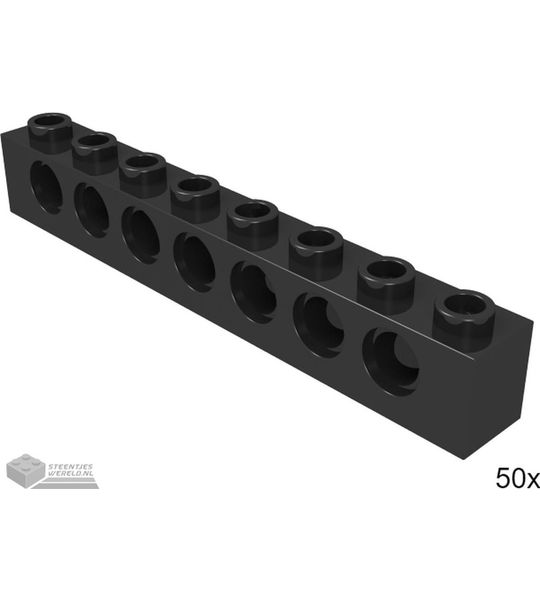 LEGO 3702 Zwart 50 stuks
