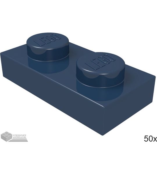 LEGO 3023 Donkerblauw 50 stuks