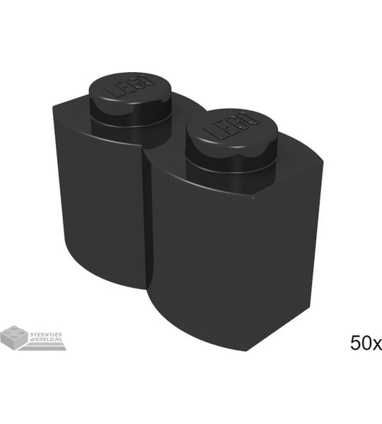 LEGO 30136 Zwart 50 stuks