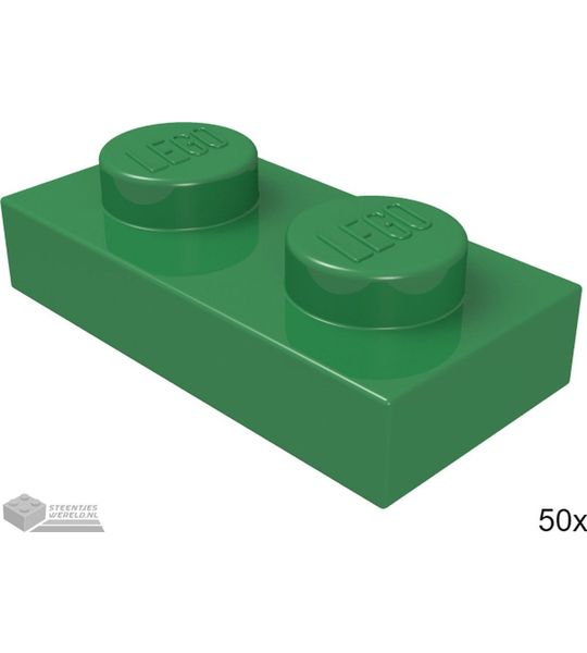 LEGO 3023 Groen 50 stuks