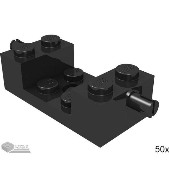 LEGO 18892 Zwart 50 stuks