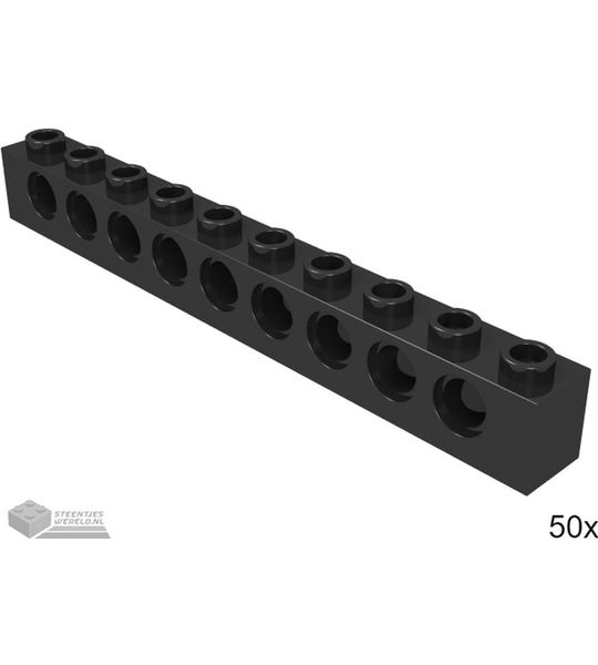 LEGO 2730 Zwart 50 stuks