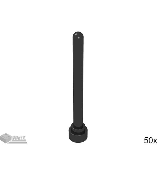 LEGO 3957 Zwart 50 stuks