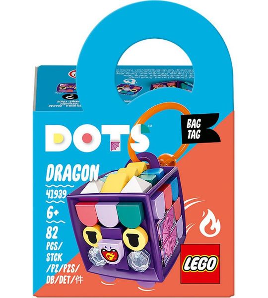 LEGO Dots Tassenhanger draak