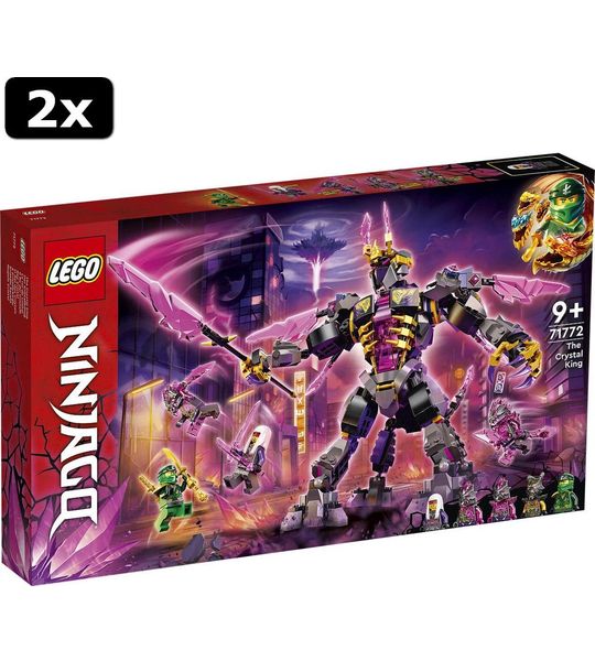 2x LEGO Ninjago De Kristalkoning