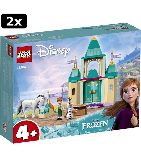 2x LEGO Disney Princess Anna en Olaf Plezier in het kasteel