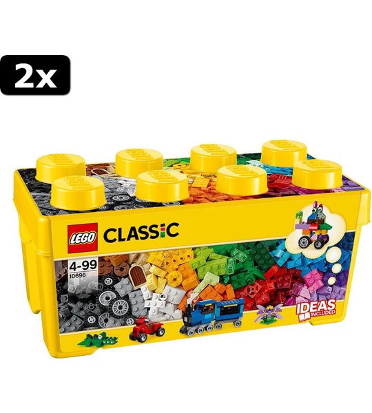 2x LEGO Classic Creatieve medium opbergdoos