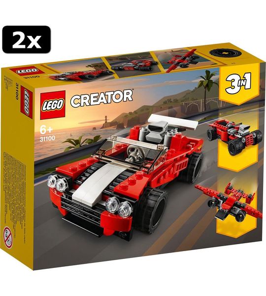 2x LEGO CREATOR Sportwagen