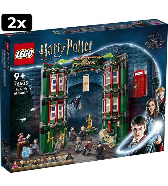 2x LEGO Harry Potter Het Ministerie van Toverkunst