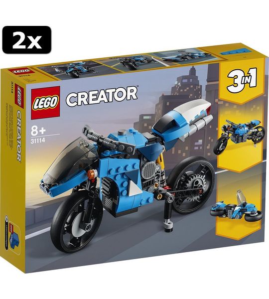 2x LEGO CREATOR Snelle motor