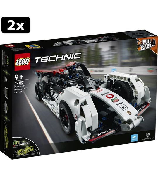2x LEGO Technic Formula E Porsche 99X Electric