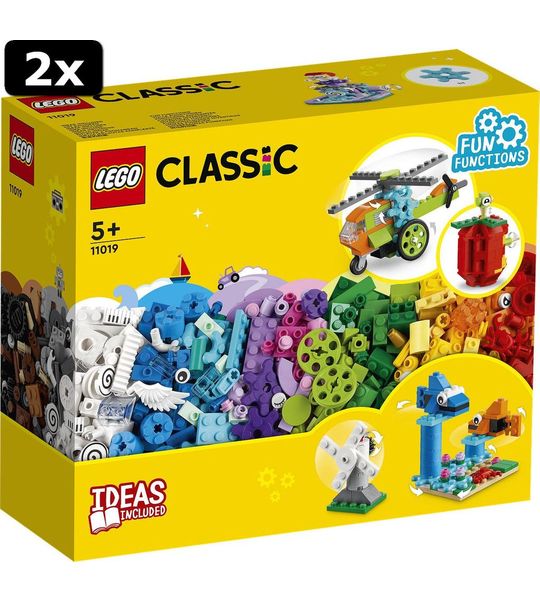 2x LEGO Classic Stenen en functies