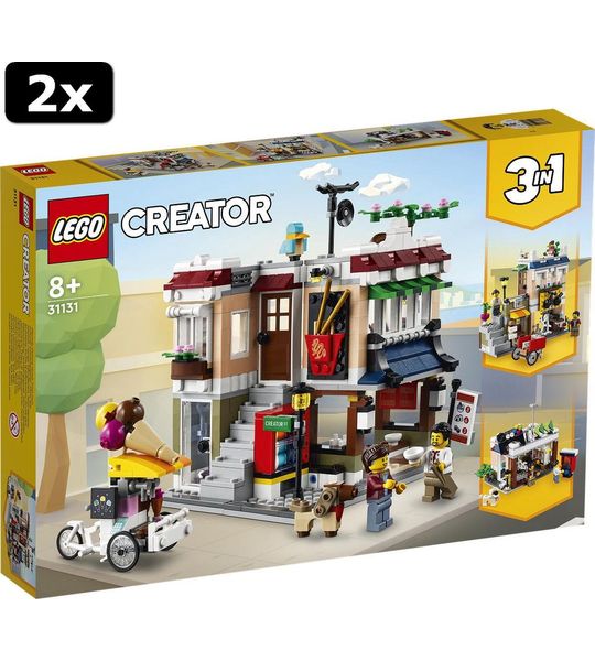 2x LEGO CREATOR Noedelwinkel in de stad