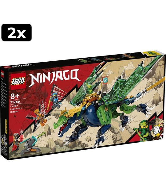 2x LEGO Ninjago Lloyd AND apos;s legendarische draak