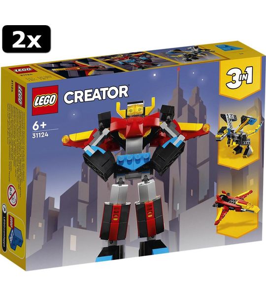 2x LEGO Creator Superrobot