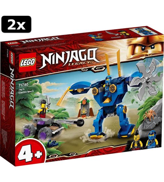 2x LEGO Ninjago Jay AND apos;s Electro Mecha