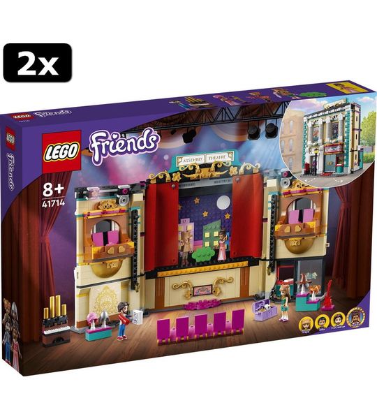 2x LEGO Friends Andrea’s theaterschool