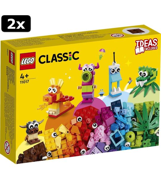 2x LEGO Classic Creatieve monsters