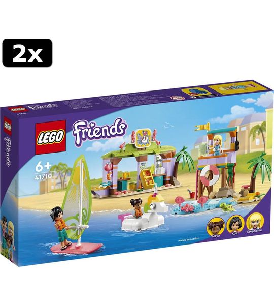 2x LEGO Friends Surfer strandplezier