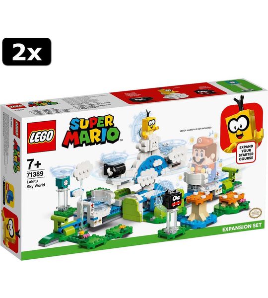 2x LEGO Super Mario Uitbreidingsset Lakitu AND apos;s wolkenwereld