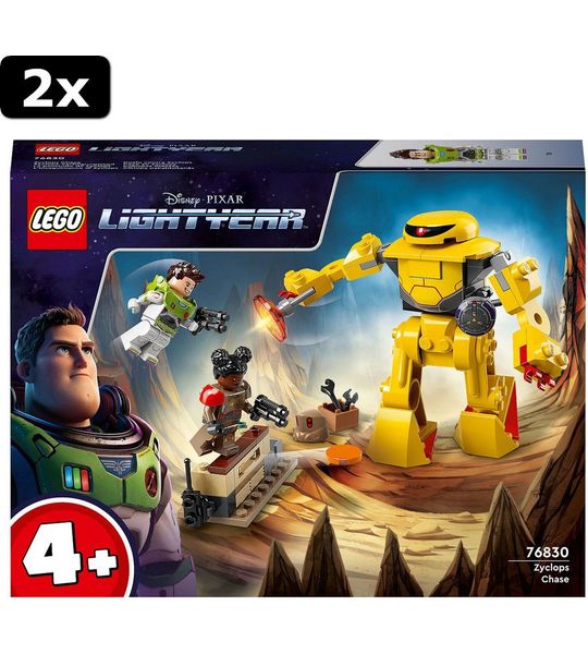2x LEGO Disney Lightyear Zyclops Chase