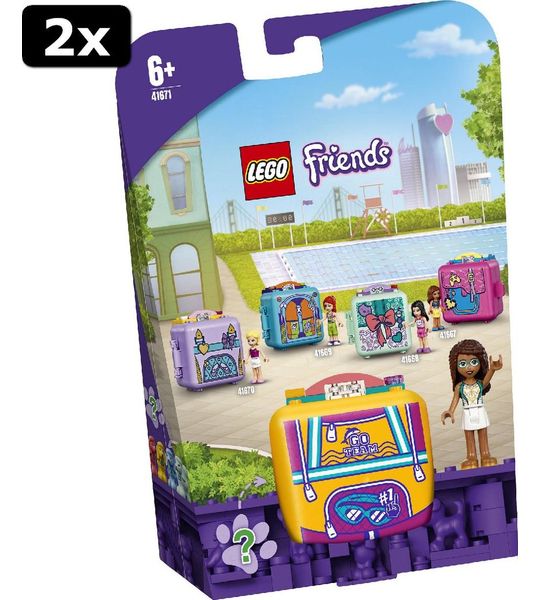 2x LEGO Friends Andrea AND apos;s zwemkubus