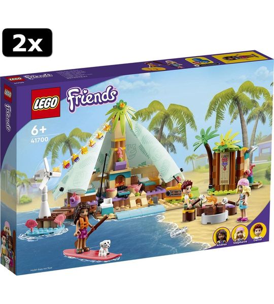 2x LEGO Friends Strand glamping
