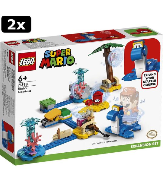 2x LEGO Super Mario Uitbreidingsset: Dorries strandboulevard