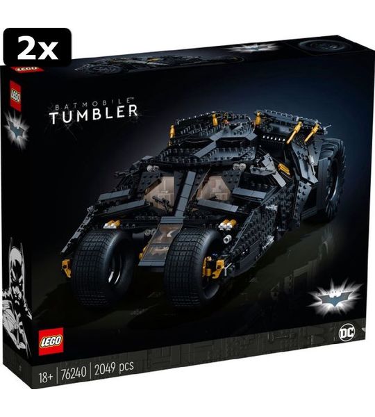 2x LEGO Super Heroes Batmobile Tumbler