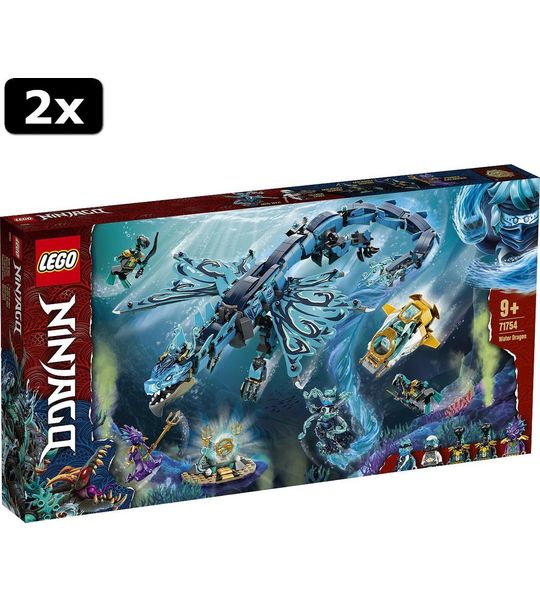 2x LEGO Ninjago Waterdraak