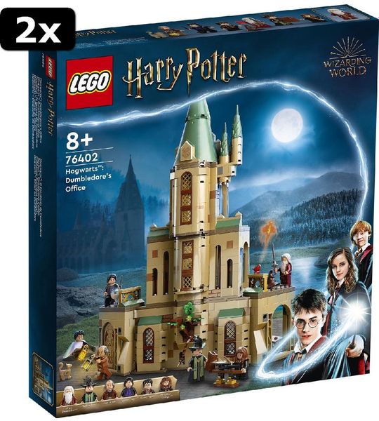 2x LEGO Harry Potter Zweinstein: Het kantoor van Perkamentus