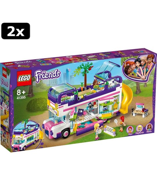 2x LEGO Friends Vriendschapsbus