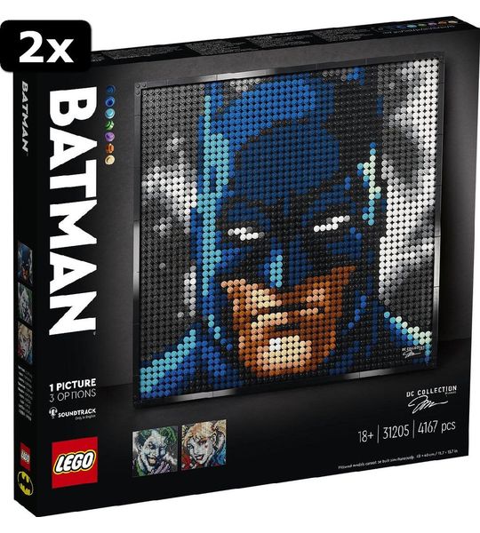 2x LEGO Zebra 2020 Jim Lee Batman Collectie