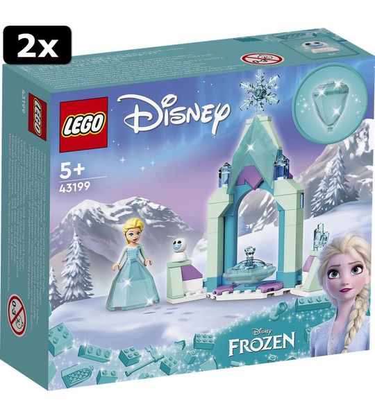2x LEGO Disney Princess Binnenplaats van Elsa’s kasteel